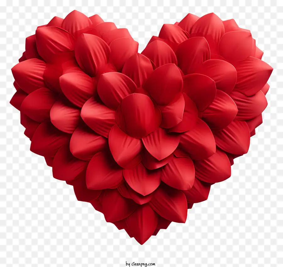Coração，Design Floral Em Forma De Coração PNG