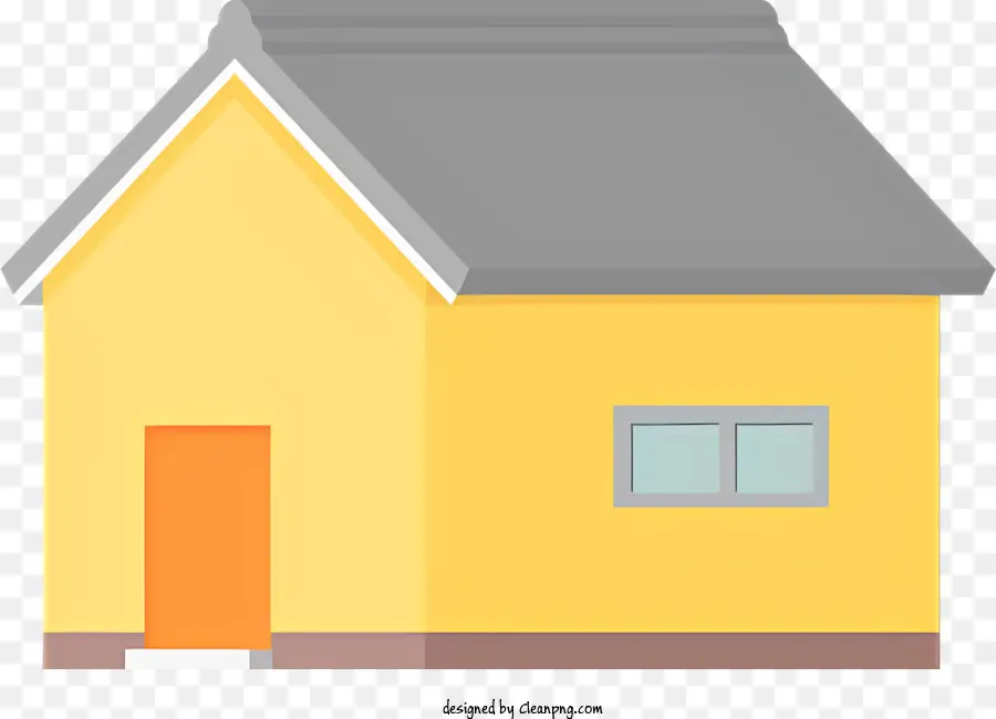 Pequena Casa，Casa De Plástico Amarelo PNG