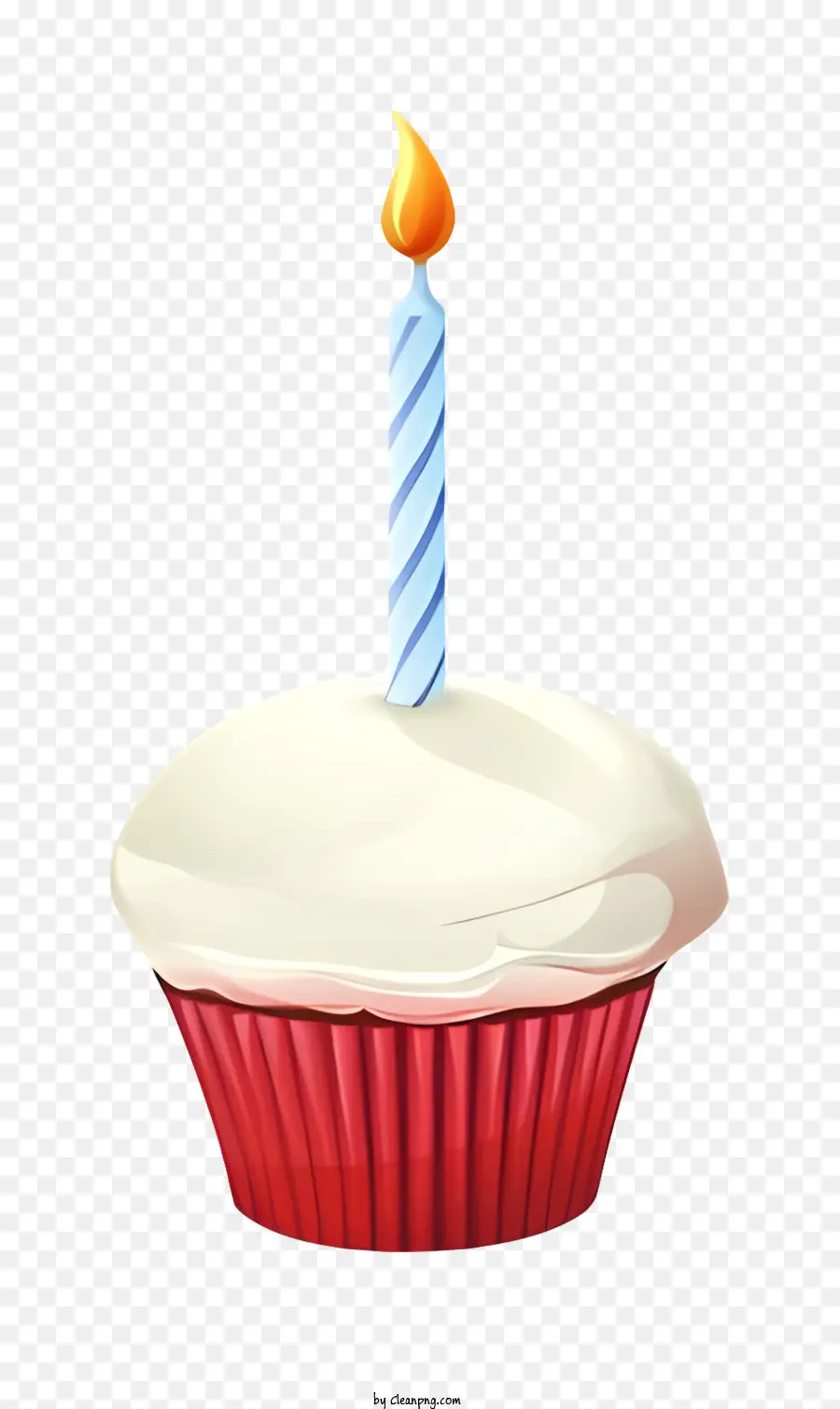 Bolo De Aniversário，Vermelho Cupcake PNG