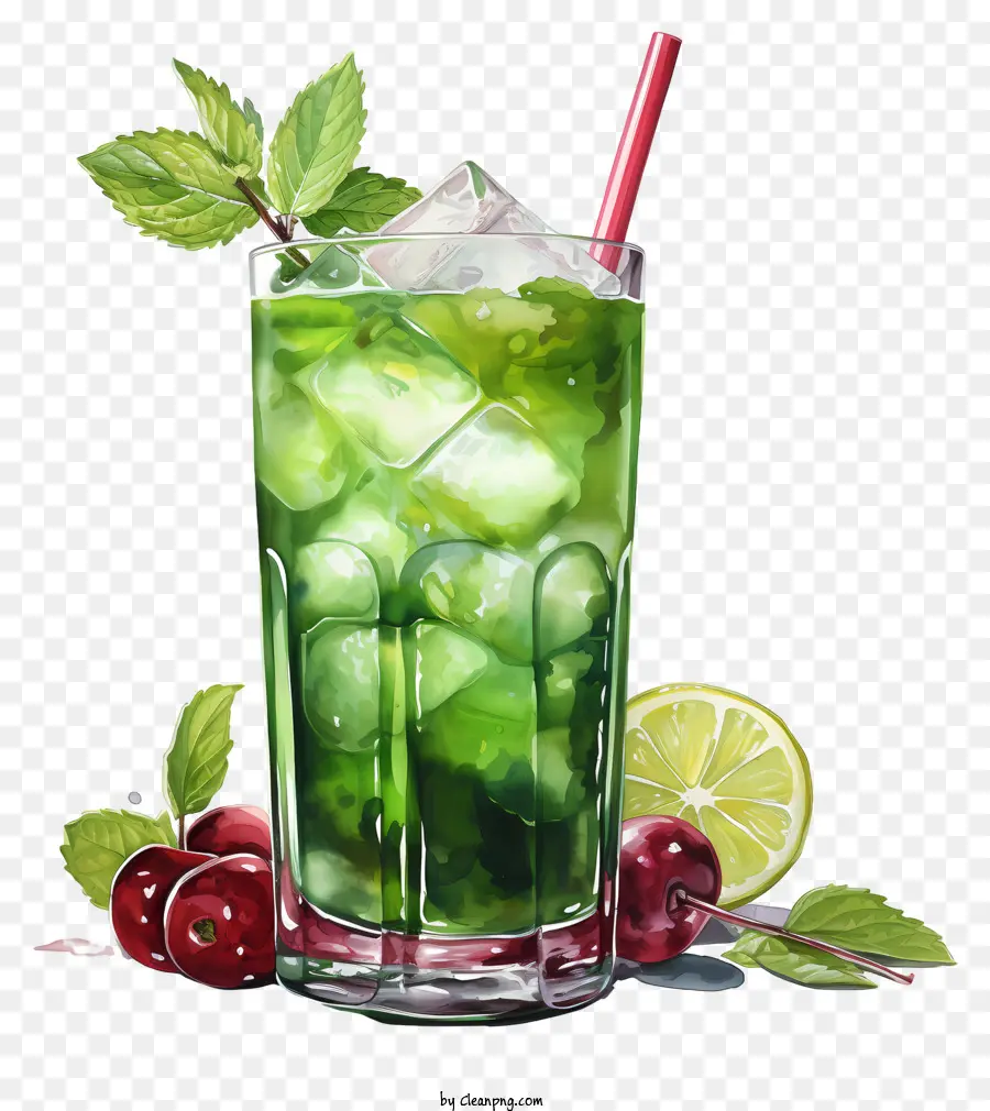 Cocktail，Verde Cocktail PNG