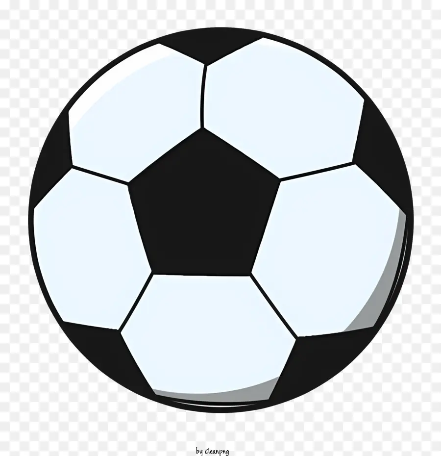 Bola De Futebol，Preto E Branco PNG