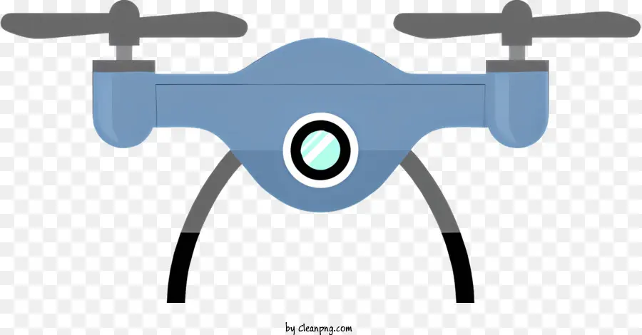 Quadcopter Azul，Veículo Aéreo Não Tripulado PNG