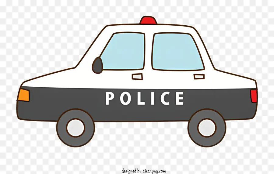 O Carro De Polícia，Luzes De Emergência PNG