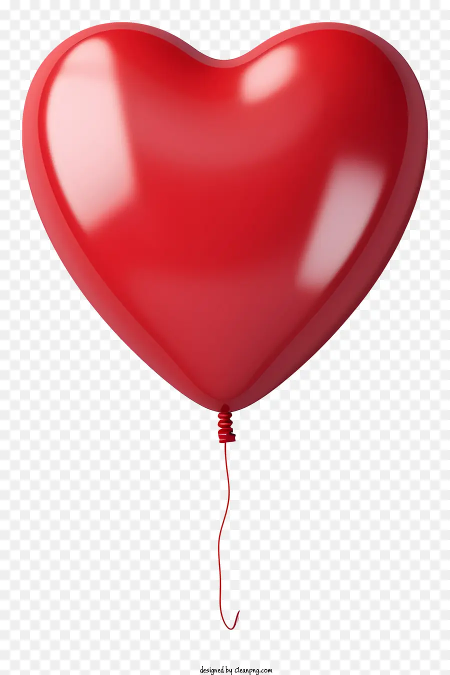 Coração，Coração Vermelho Balão PNG