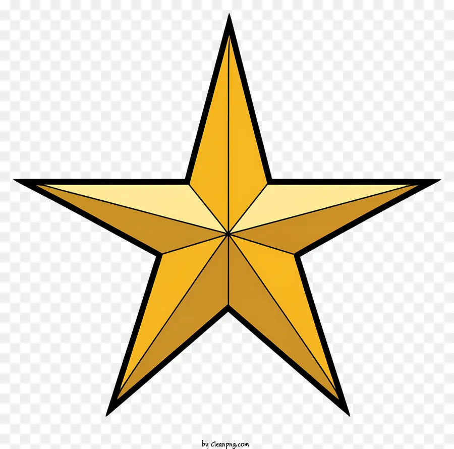 Cartoon，Estrela Amarela PNG