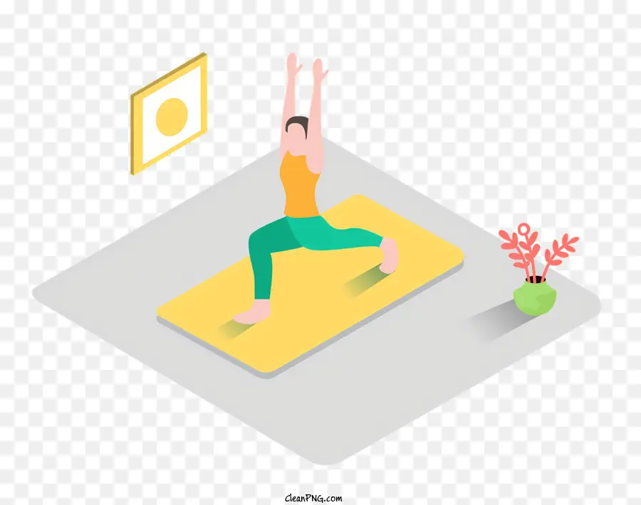 Yoga Pose，Tapete De Yoga PNG