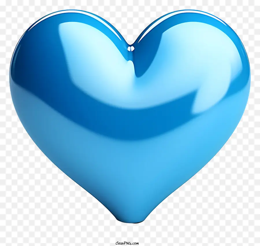 Coração，Coração Azul PNG
