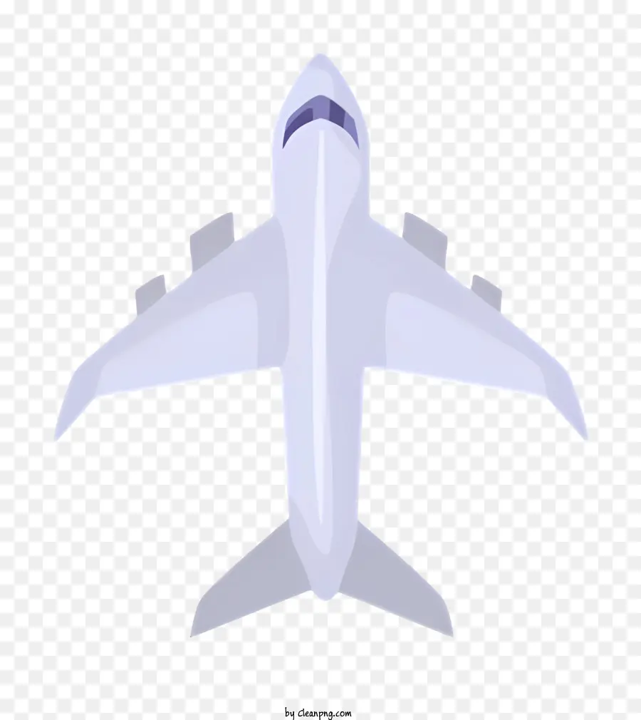 De Avião，Grande Avião Branco PNG