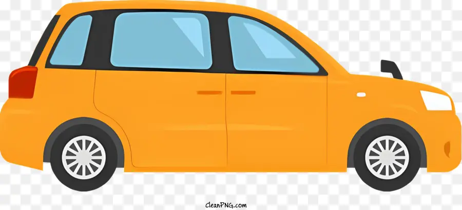 Pequeno Carro Amarelo，Interior Do Carro PNG