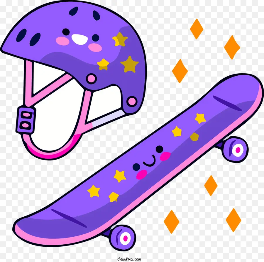 Cartoon Skate，Capacete PNG
