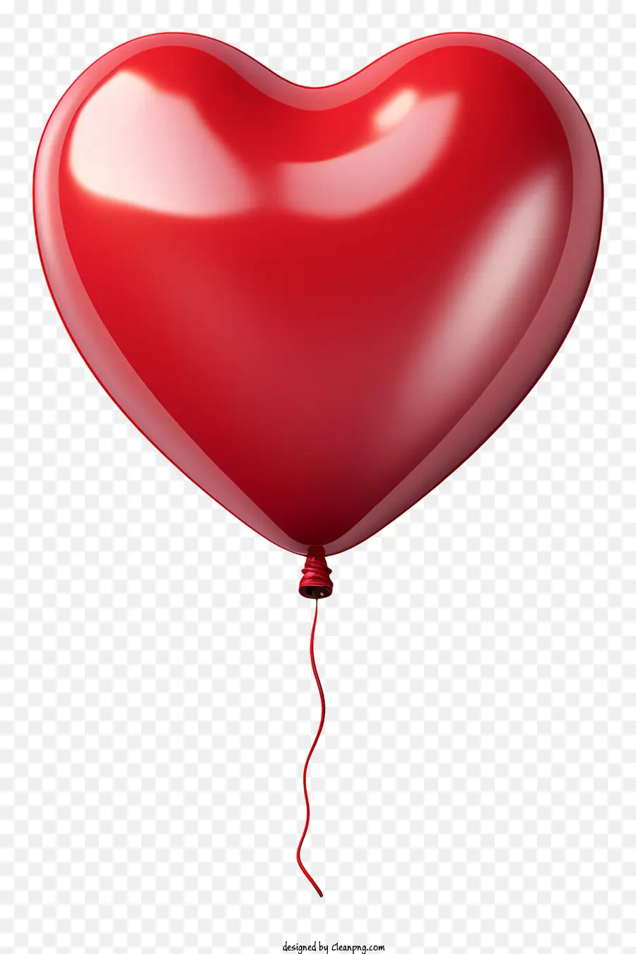 Coração，Vermelho Heartshaped Balão PNG
