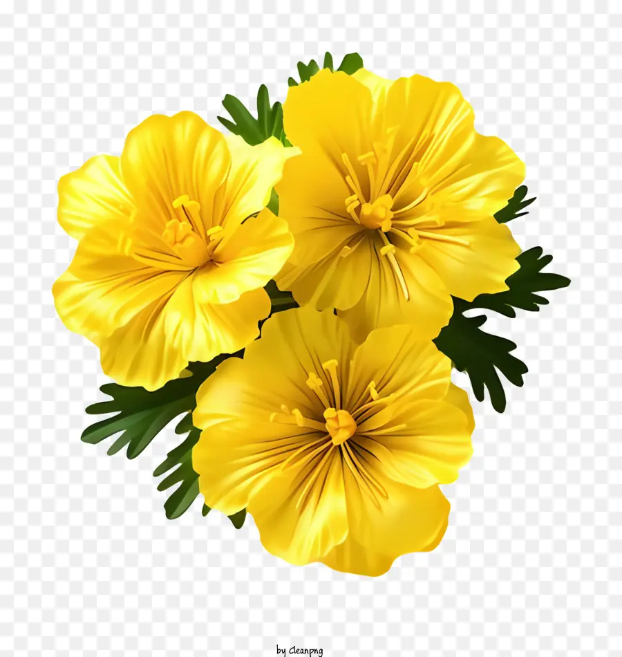 ícone，Flores Amarelas PNG