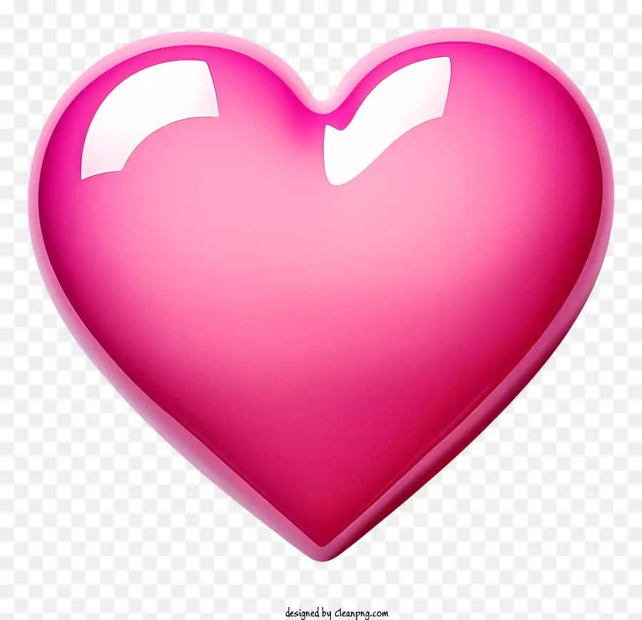 Coração，Coração De Plástico Rosa PNG