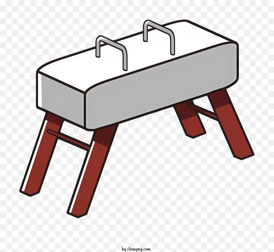 Cartoon，Mesa De Metal Grande PNG