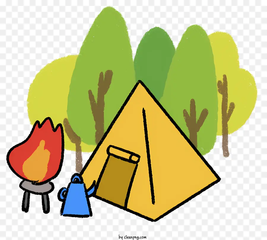 Cartoon，Barraca De Camping PNG