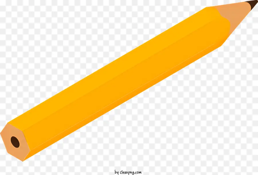 O Lápis Amarelo，Ponta Preta PNG