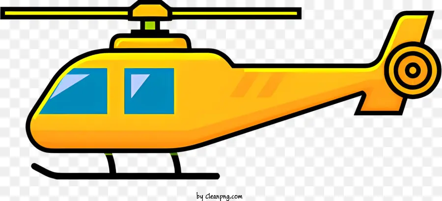 Amarelo Helicóptero，Hélices PNG
