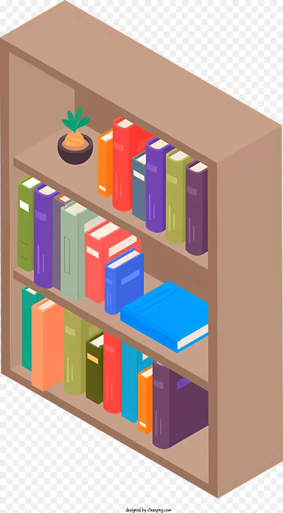 Bookshelf，Livros PNG