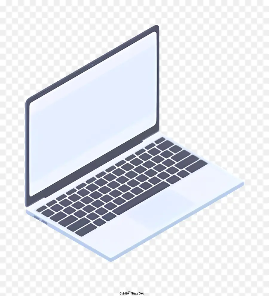 Laptop，Tela Em Branco PNG