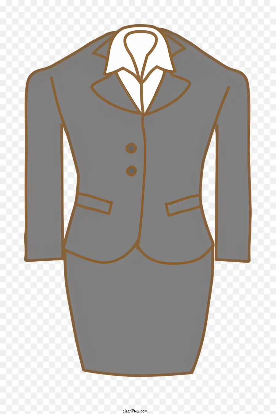 Cartoon，Traje De Negócios Para Mulheres PNG