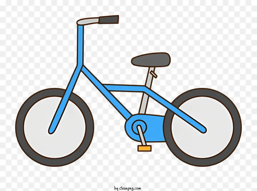 Cartoon，Azul Bicicleta PNG
