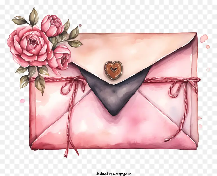 Coração De Envelope，Envelope PNG