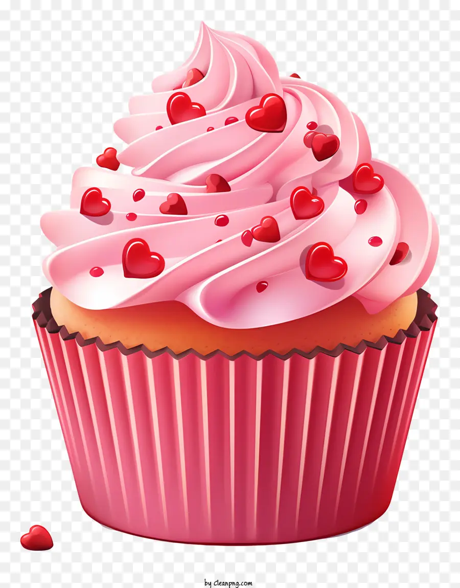 Cupcake，Cor De Rosa Cupcake PNG