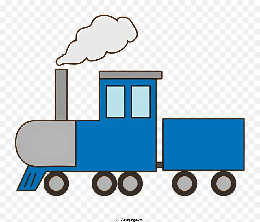 Trem Azul，Pequeno Trem PNG