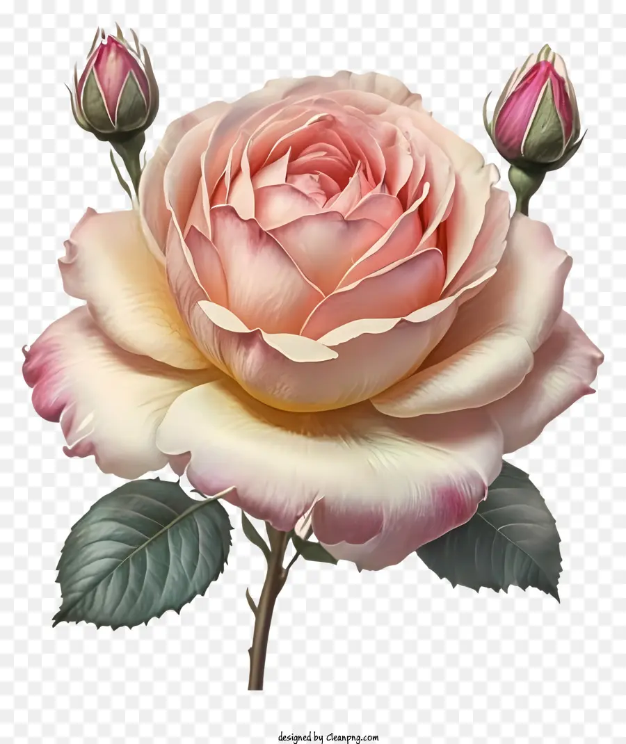 Cartoon，Rosa Cor De Rosa PNG