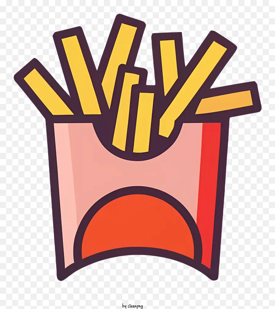 Cartoon，Batatas Fritas PNG