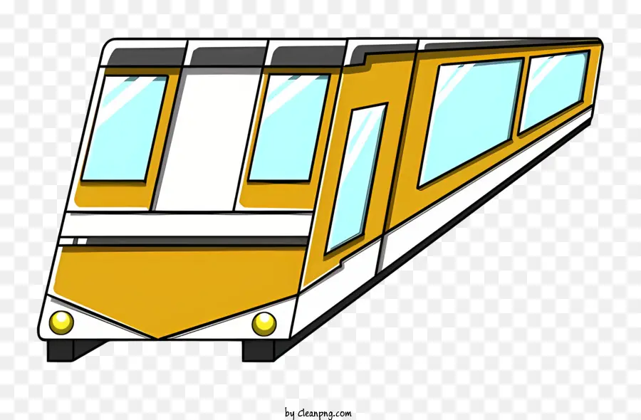 Carro De Trem，Trem Amarelo PNG