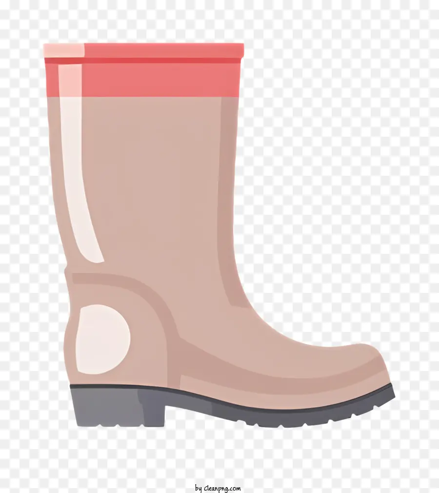 Cartoon，Botas De Borracha Rosa PNG