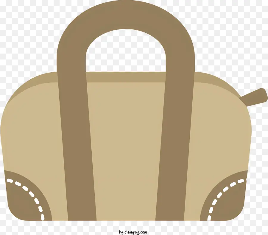 Bolsa Bege，Bolsa De Mão Em Couro PNG