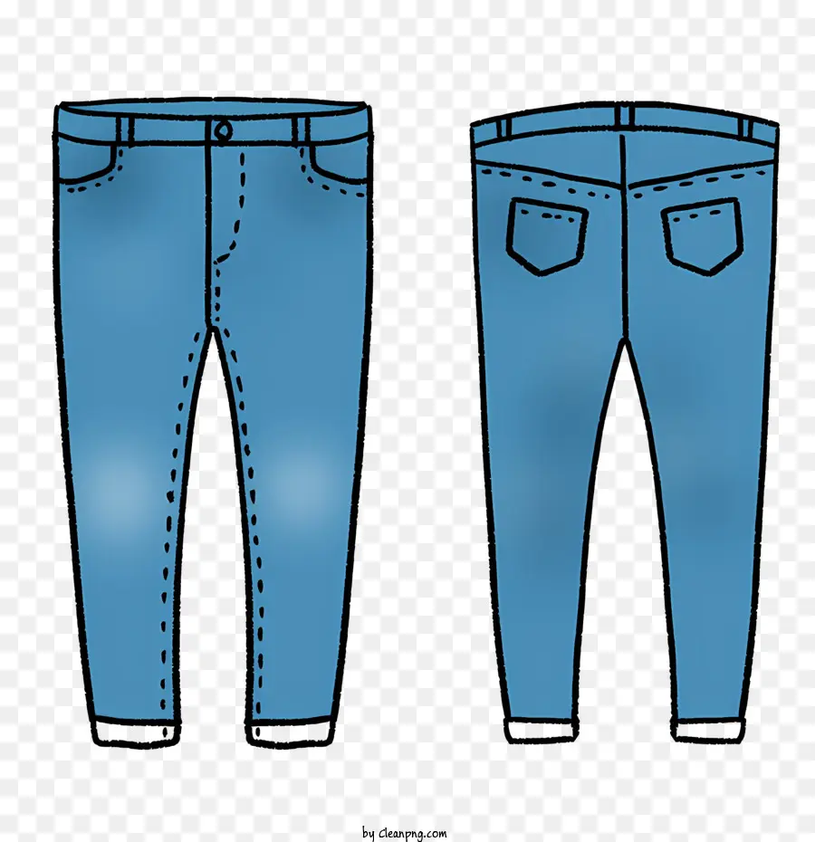 Calças De Brim，Denim PNG