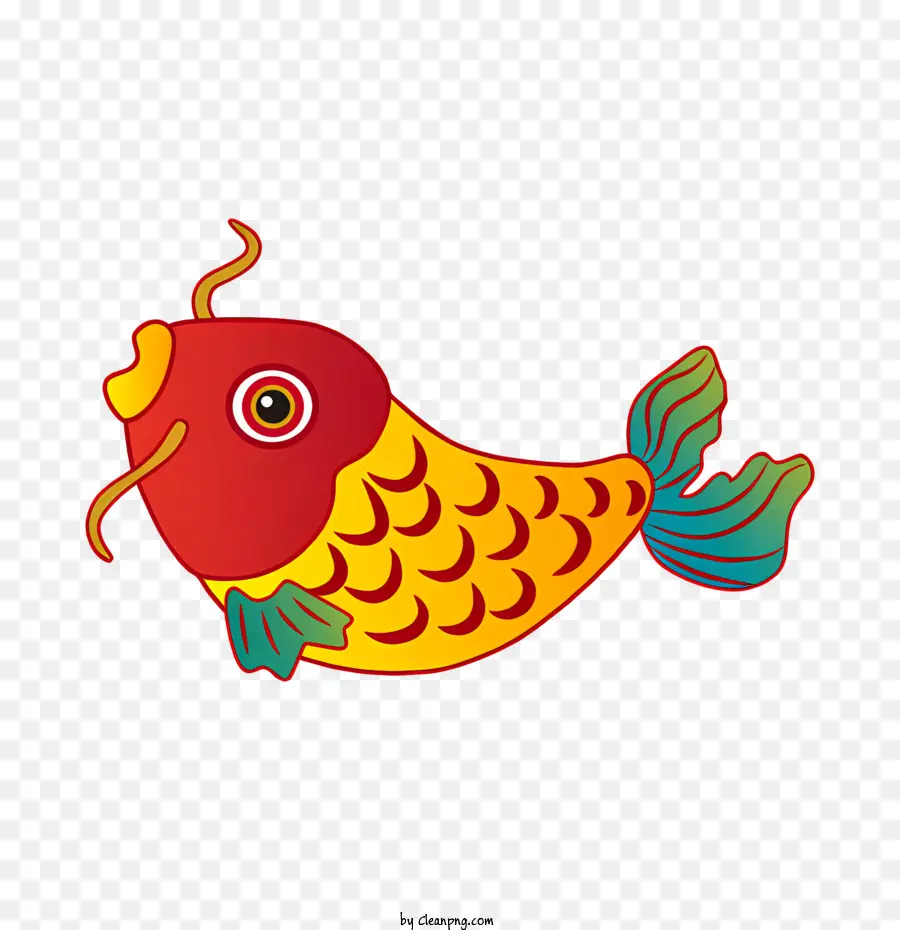 Cartoon Peixe，Peixe Vermelho PNG