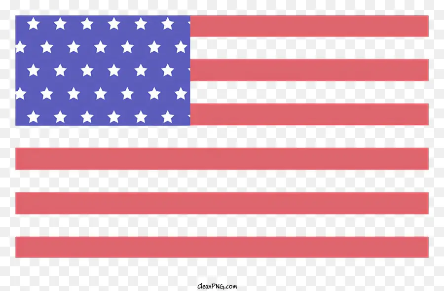 Bandeira Dos Estados Unidos，Símbolo Americano PNG