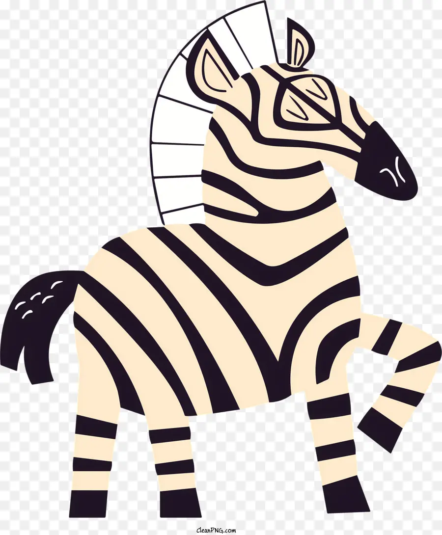 Zebra Ilustração，Zebra Graphic PNG