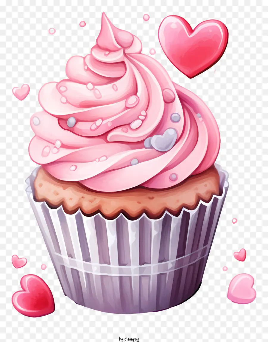 Cupcake，Cor De Rosa Cupcake PNG