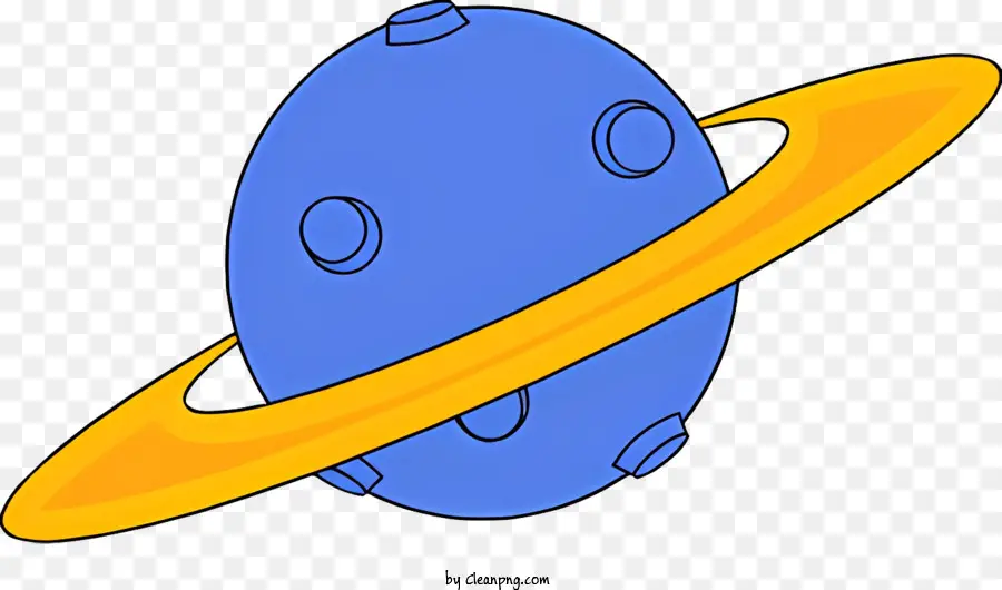 Planeta Azul，Anel Amarelo PNG