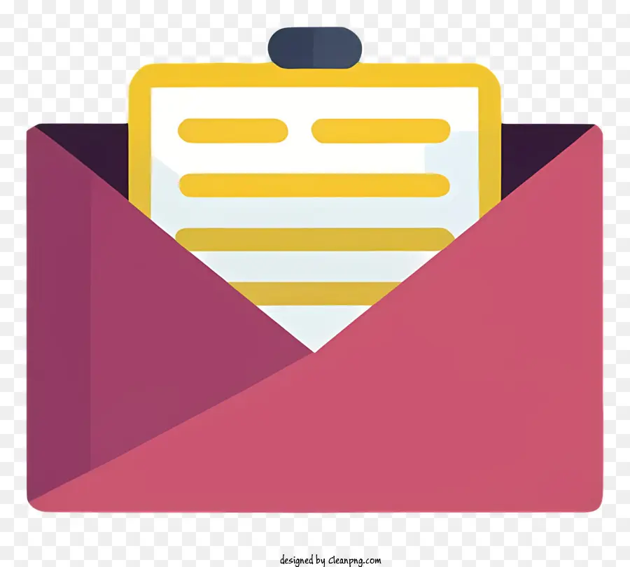 Cartoon，Envelope Aberto PNG