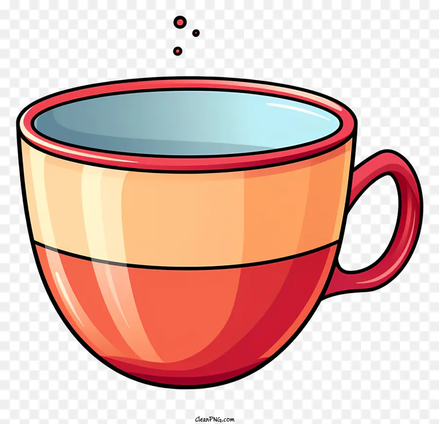 Xícara De Café，Caneca Vermelha PNG