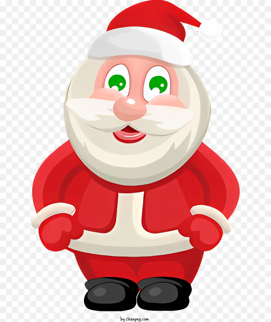 Papai Noel，Terno Vermelho PNG