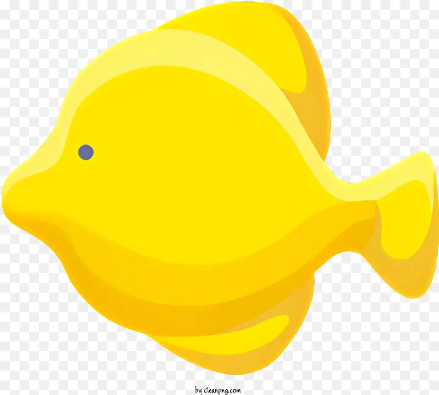 Peixe Amarelo，Ponto Negro PNG