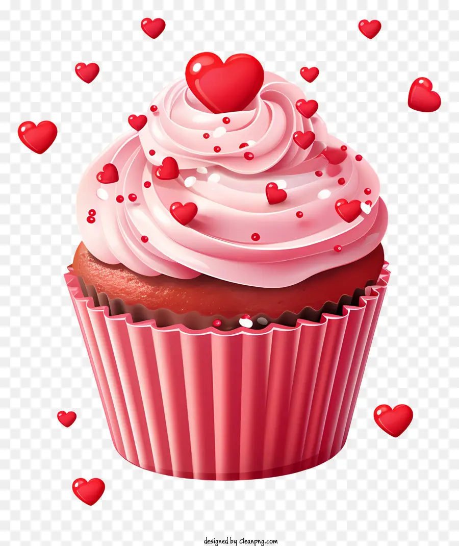 Cupcake，Cor De Rosa Cupcake PNG