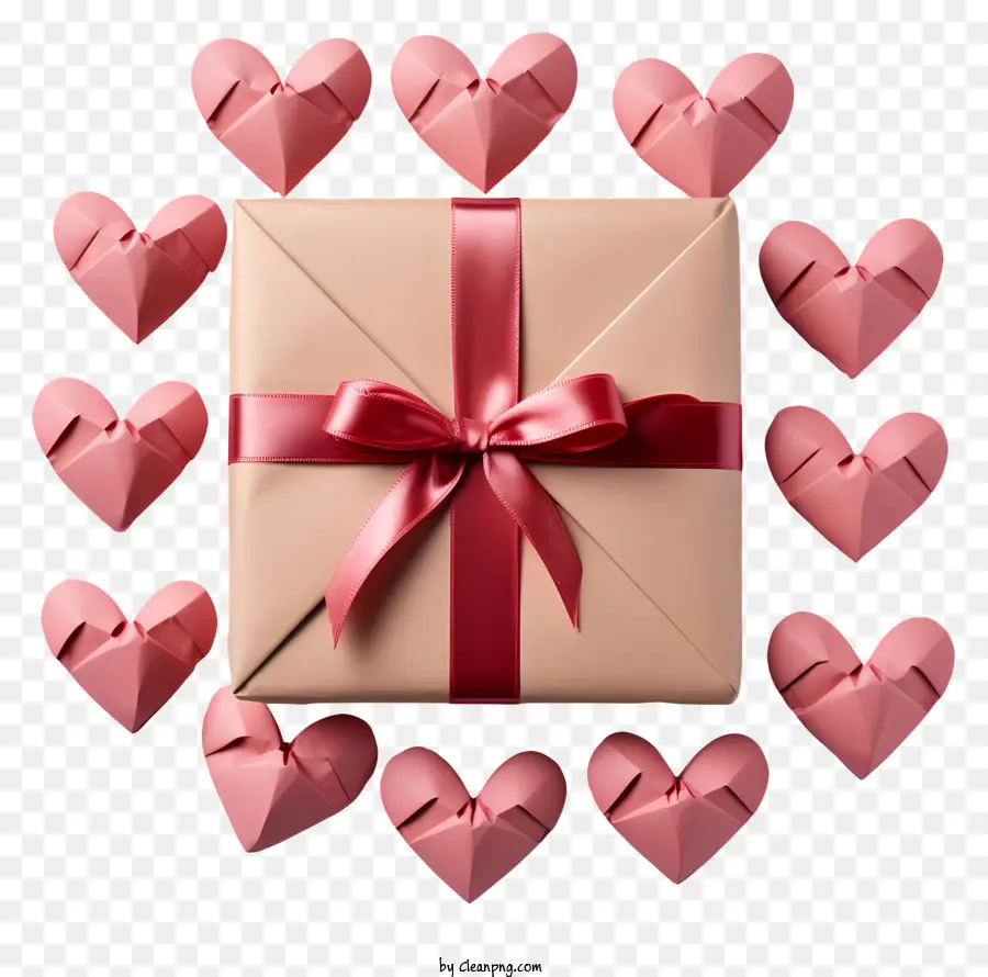 Envelope，Heartshaped Caixa De Presente PNG