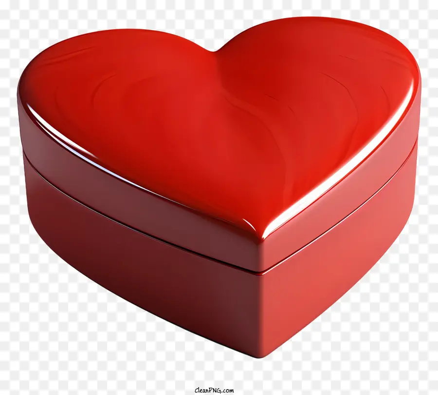 Caixa De Presente，Vermelho Heartshaped Caixa PNG