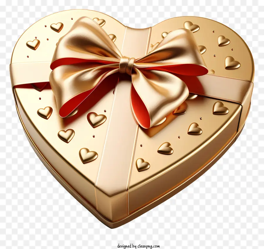 Caixa De Presente，Caixa De Chocolate Em Forma De Coração PNG