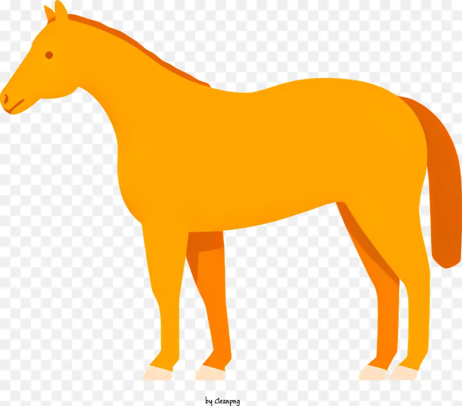 Desenho Animado Cavalo，Cavalo Castanho PNG