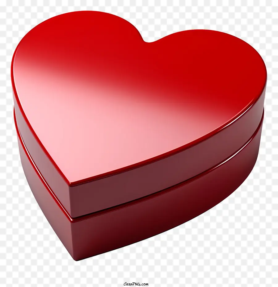 Caixa De Presente，Vermelho Heartshaped Caixa PNG