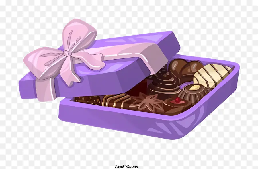 Chocolate，Caixa De Presente PNG